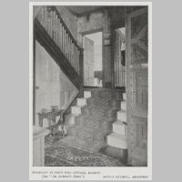 Arnold Mitchell, Grove Hill Cottage, Harrow, Staircase, The Studio, vol. 15, 1899, p. 174.jpg